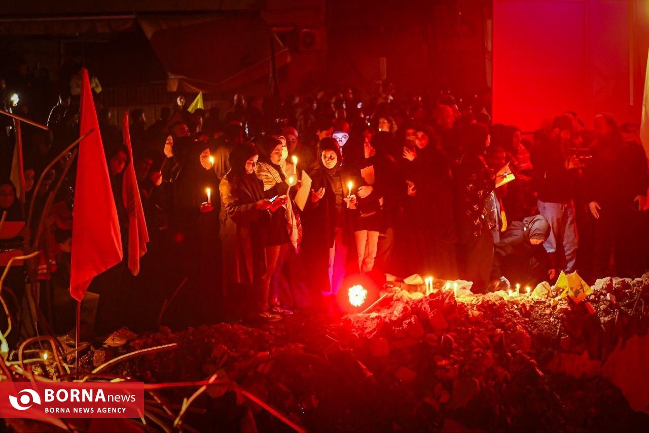 حضور گسترده شهروندان لبنانی در متقل سید مقاومت