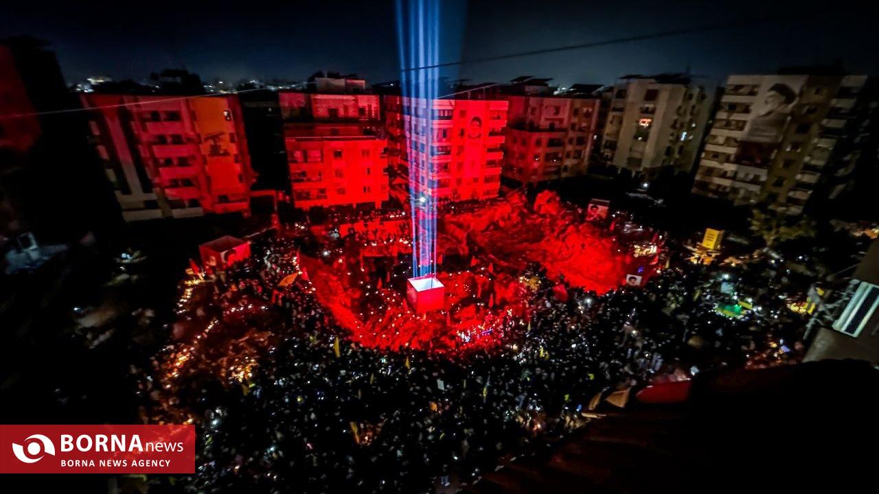 حضور گسترده شهروندان لبنانی در متقل سید مقاومت