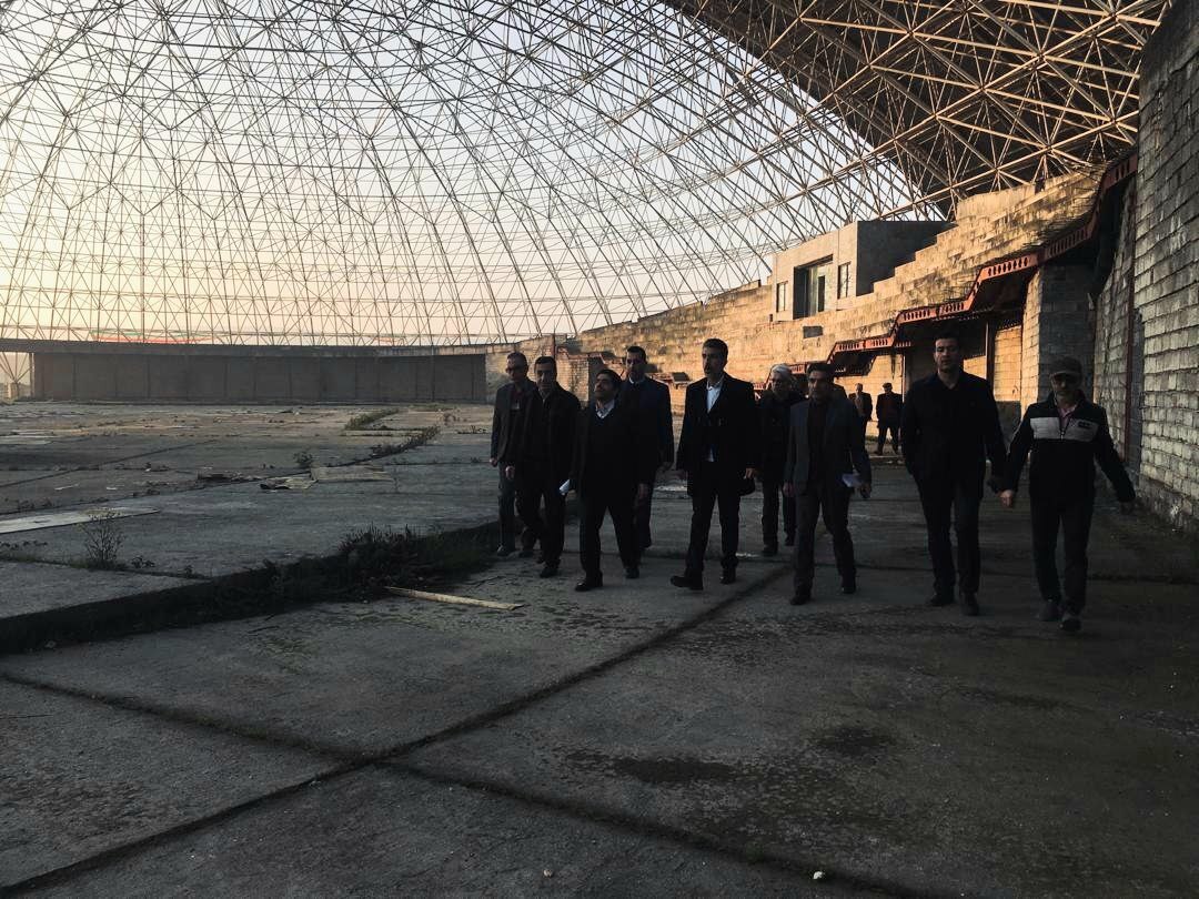 بررسی وضعیت تنها پیست چوبی دوچرخه‌سواری ایران توسط مدیرعامل شرکت توسعه