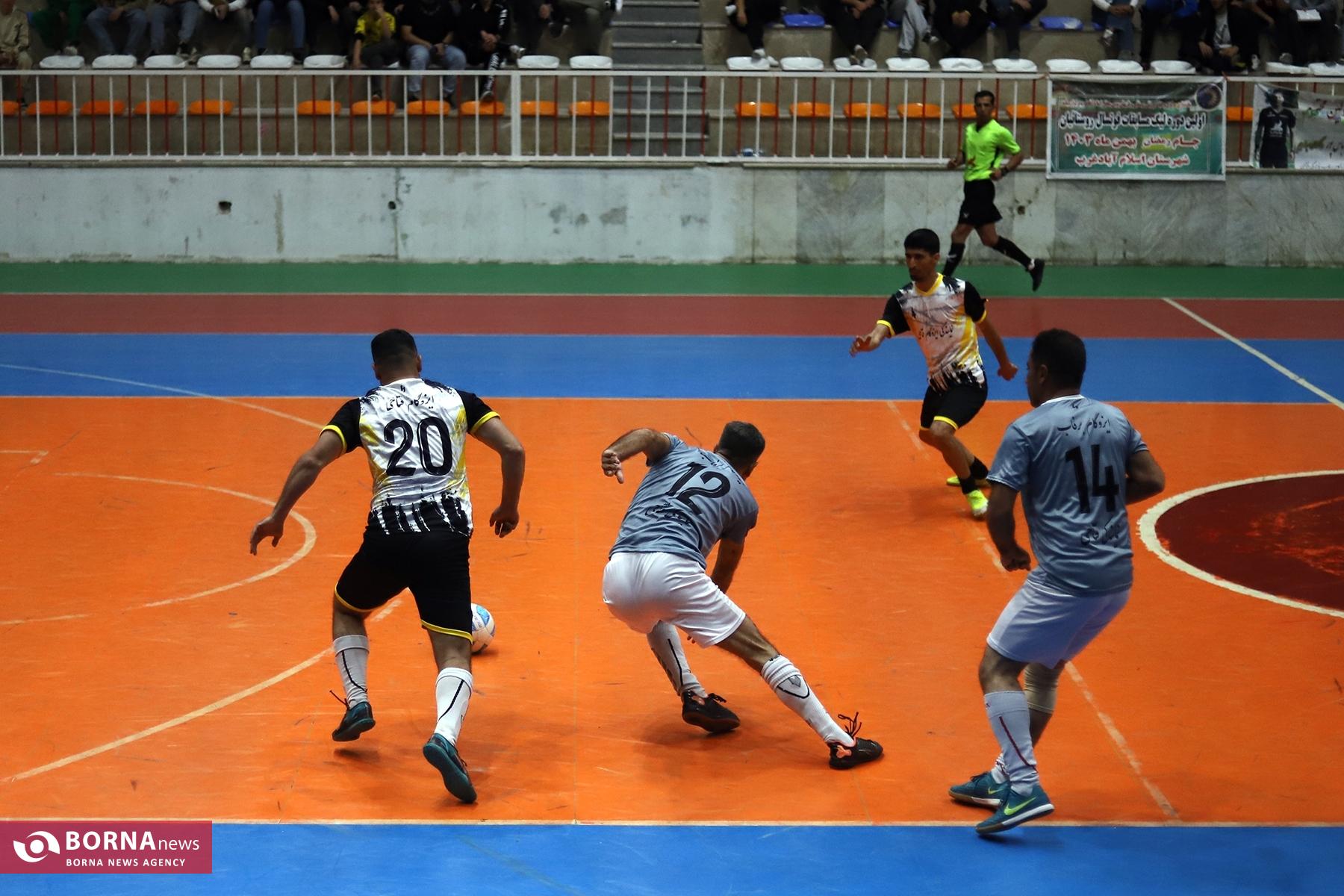 گزارش تصویری|فینال لیگ فوتسال روستایی شهرستان اسلام‌آبادغرب