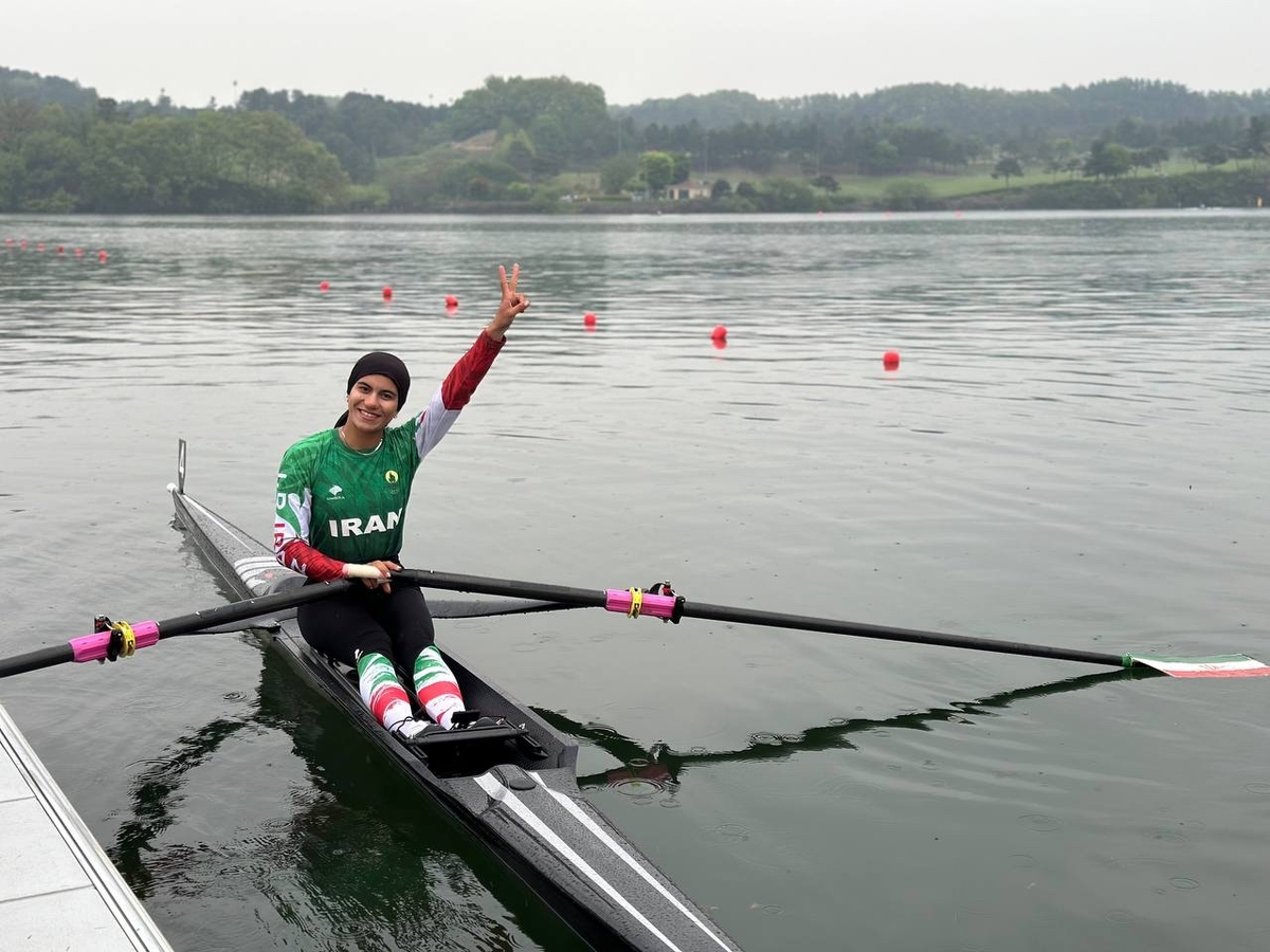 بانوی قایقران ارومیه‌ای به فینال انتخابی المپیک رسید