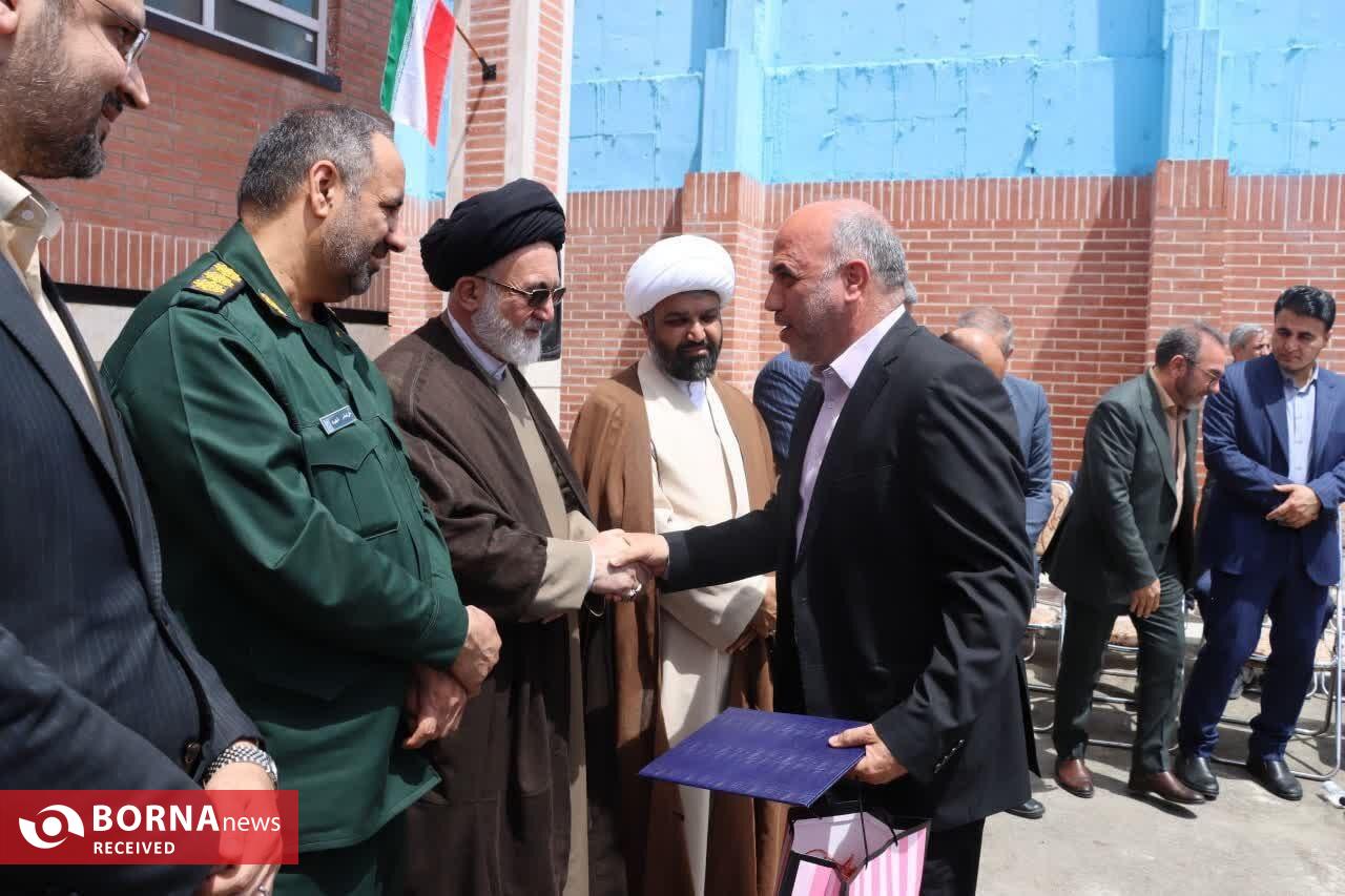 آئین بهره برداری از مدرسه خیر ساز سید الکریم (ع) برگزار شد