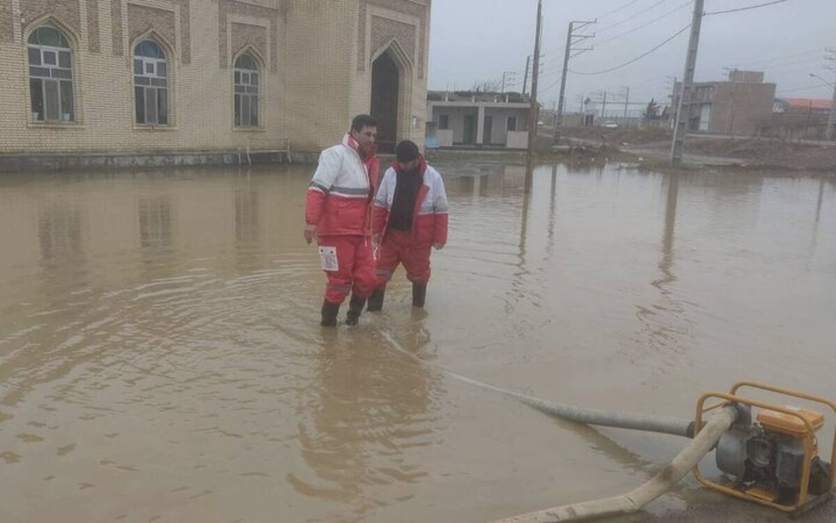 امدادرسانی هلال‌احمر در ۴ استان متأثر از بارش‌ها