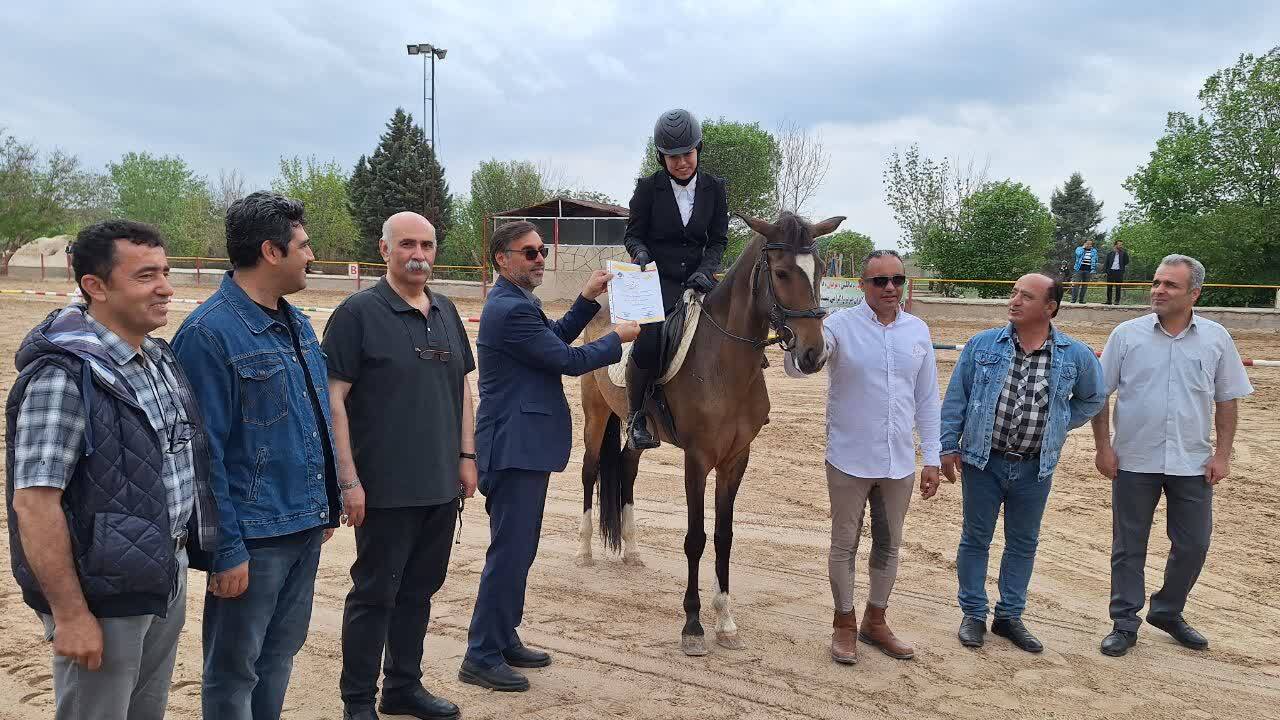 اولین دوره مسابقات درساژ در قزوین برگزار شد