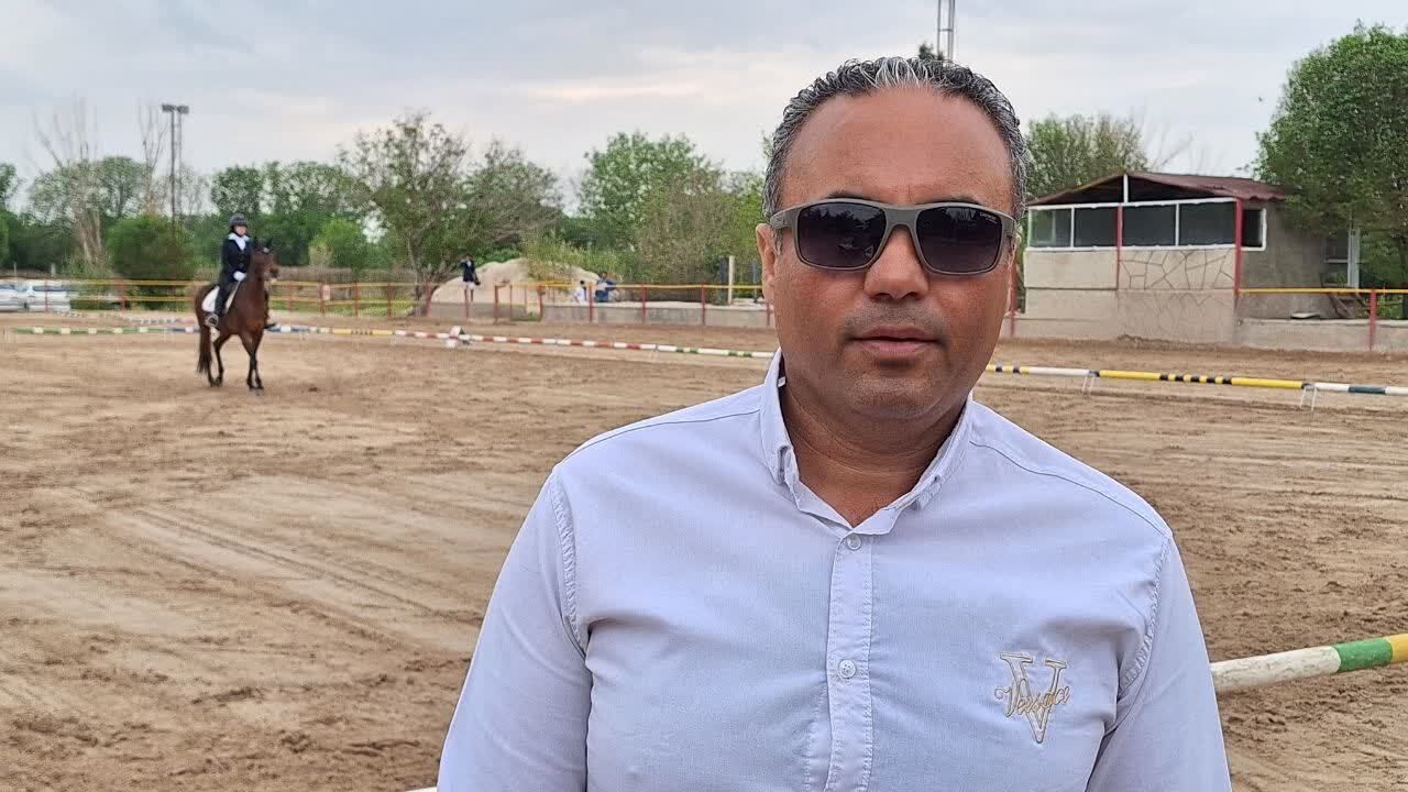 اولین دوره مسابقات درساژ در قزوین برگزار شد