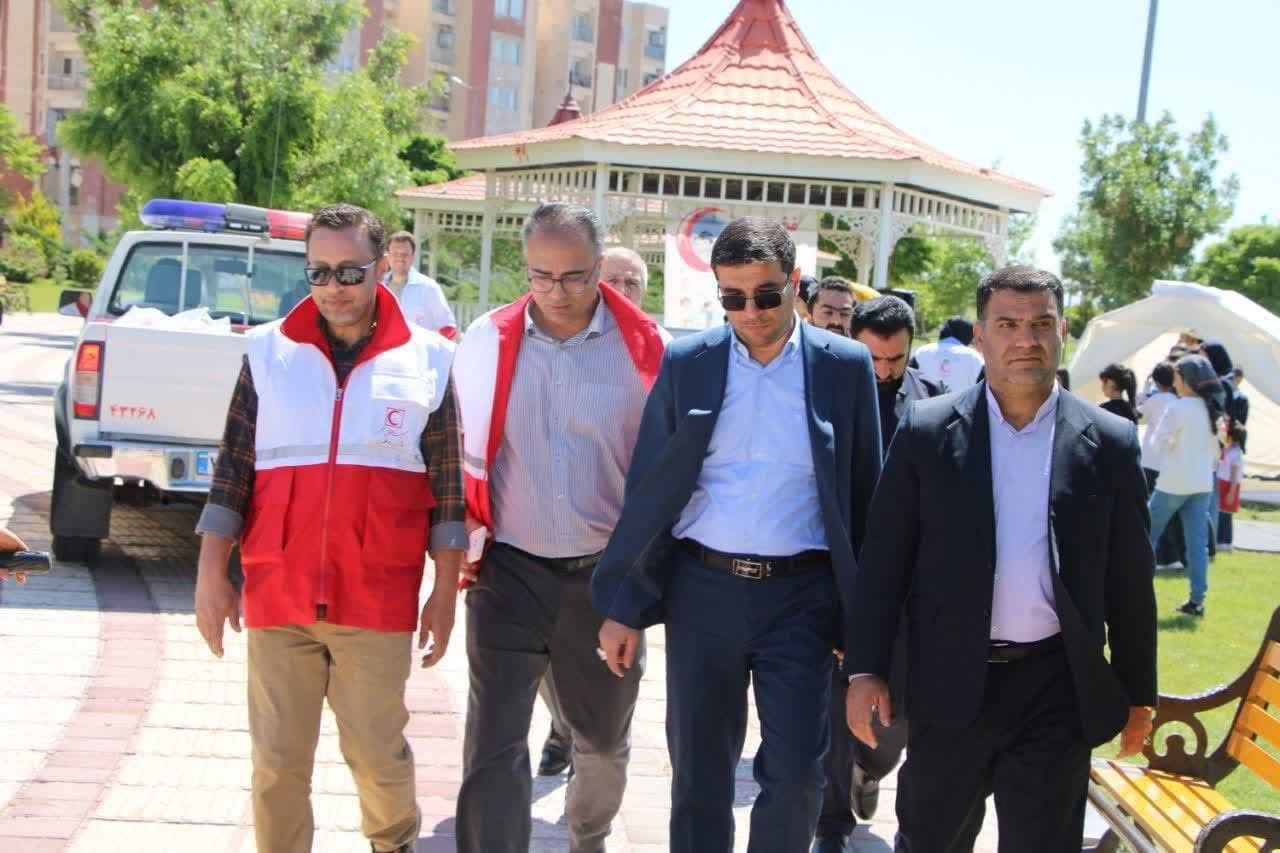 کاروان سلامت به شهر مهرگان رسید کاروان سلامت به شهر مهرگان رسید