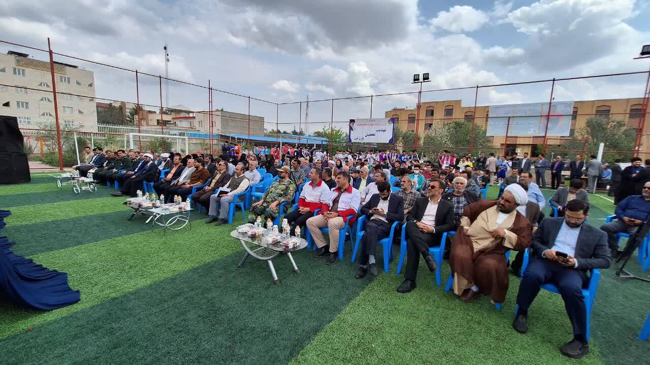 مسابقات فوتبال خیابانی جام ایثار در قزوین آغاز شد