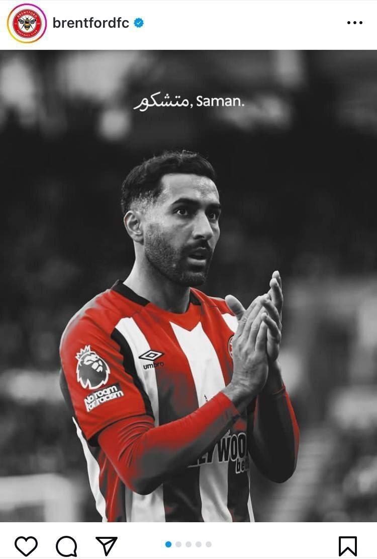 تکلیف سامان قدوس با برنتفورد روشن شد