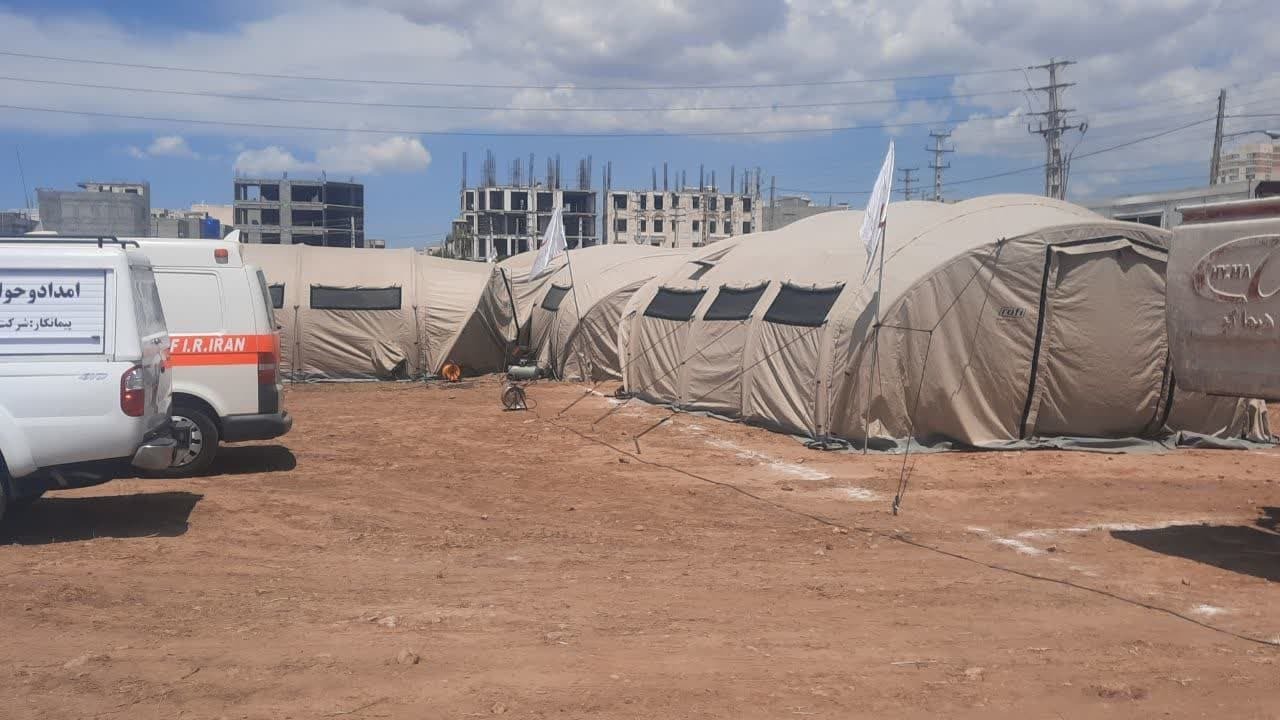 رزمایش اسکان اضطراری در قزوین برگزار شد