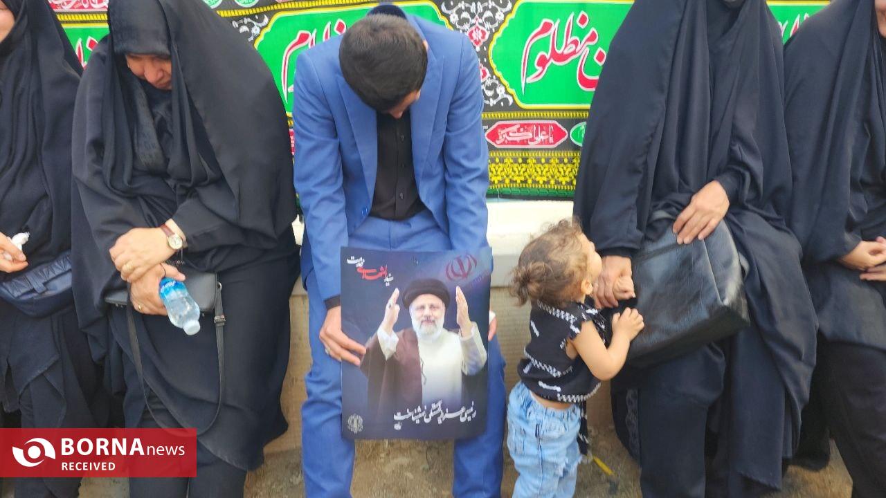 مردم تهران در عزای رئیس‌جمهور شهید