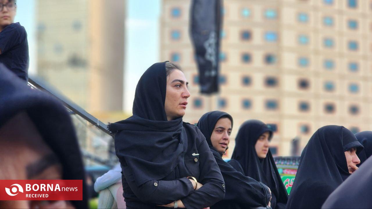 مردم تهران در عزای رئیس‌جمهور شهید