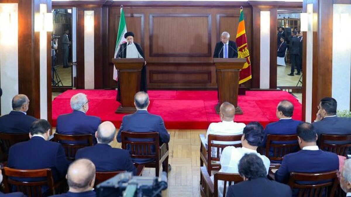 رئیسی: تبادل ظرفیت‌های موجود در ایران و سریلانکا به نفع دو کشور است