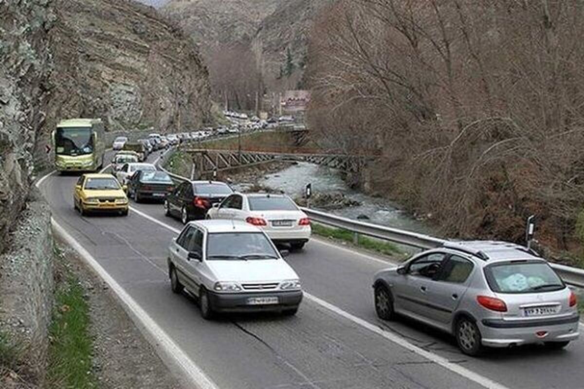 تردد روان در محورهای شمالی و ترافیک سنگین در محورهای غرب تهران و البرز