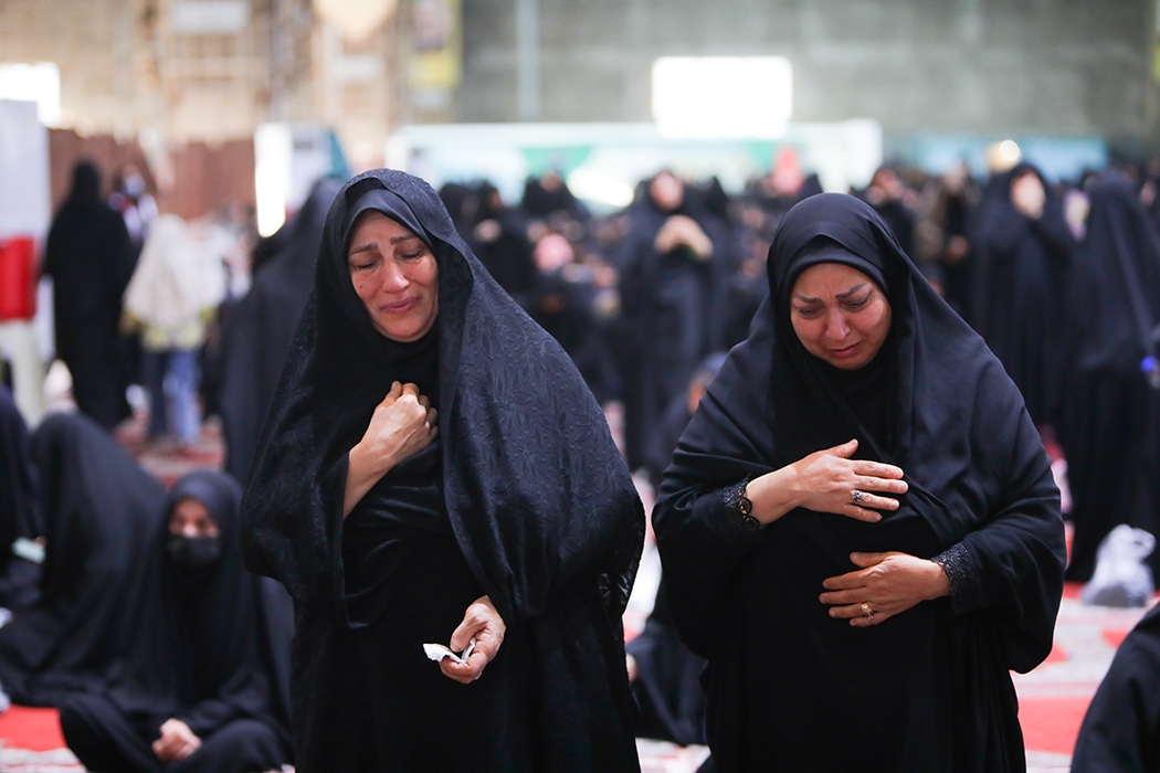 مراسم سوگواری شهادت رییس جمهور و هیات همراه در اهواز برگزار شد + عکس