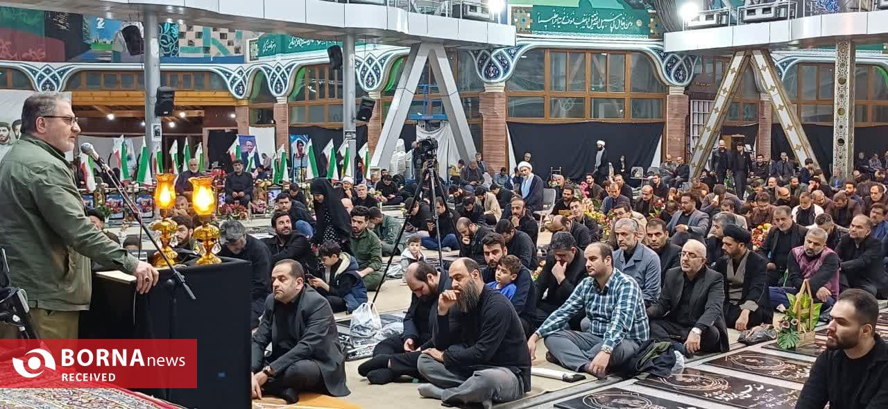 عزاداری گیلانیان به یاد خادم ملت ایران در گلزار رشت