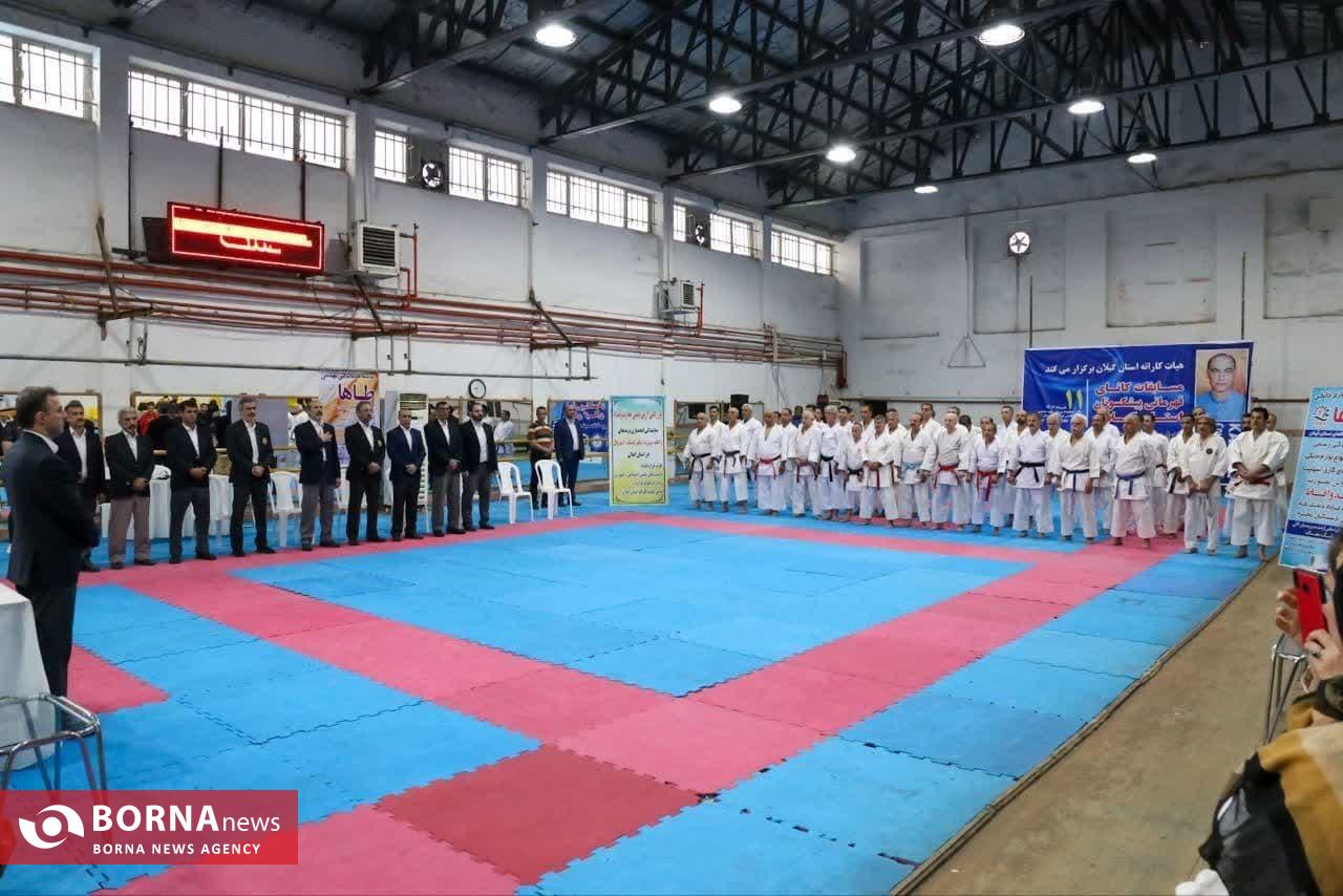 برگزاری مسابقات کاتای قهرمانی پیشکسوتان استان گیلان