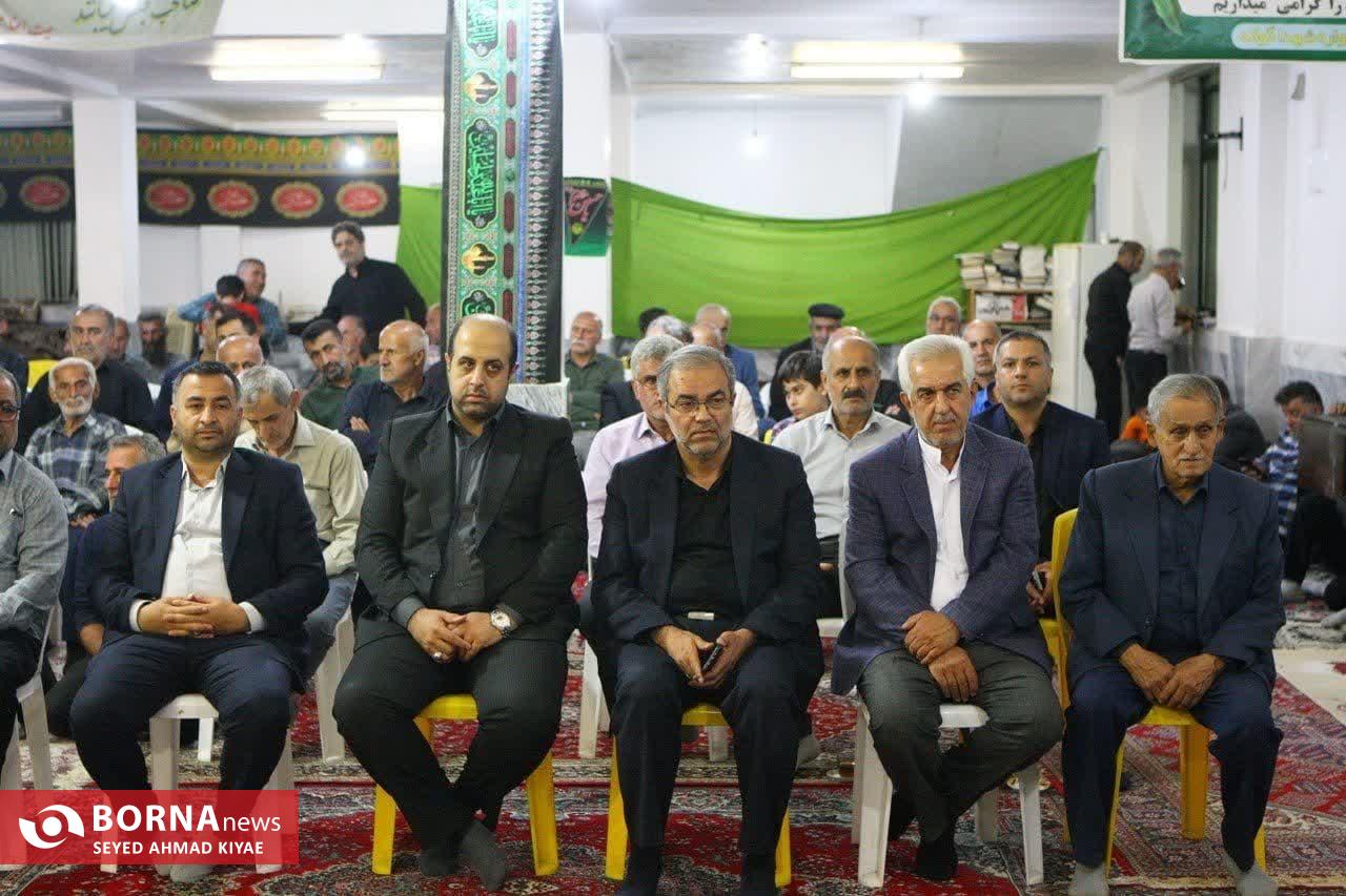 برگزاری مراسم بزرگداشت شهید جمهور و همراهان وی در شهرستان لاهیجان