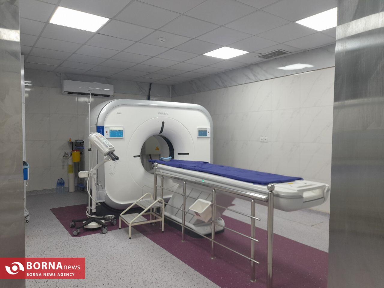بهره برداری از سی تی آنژیو بیمارستان حشمت 