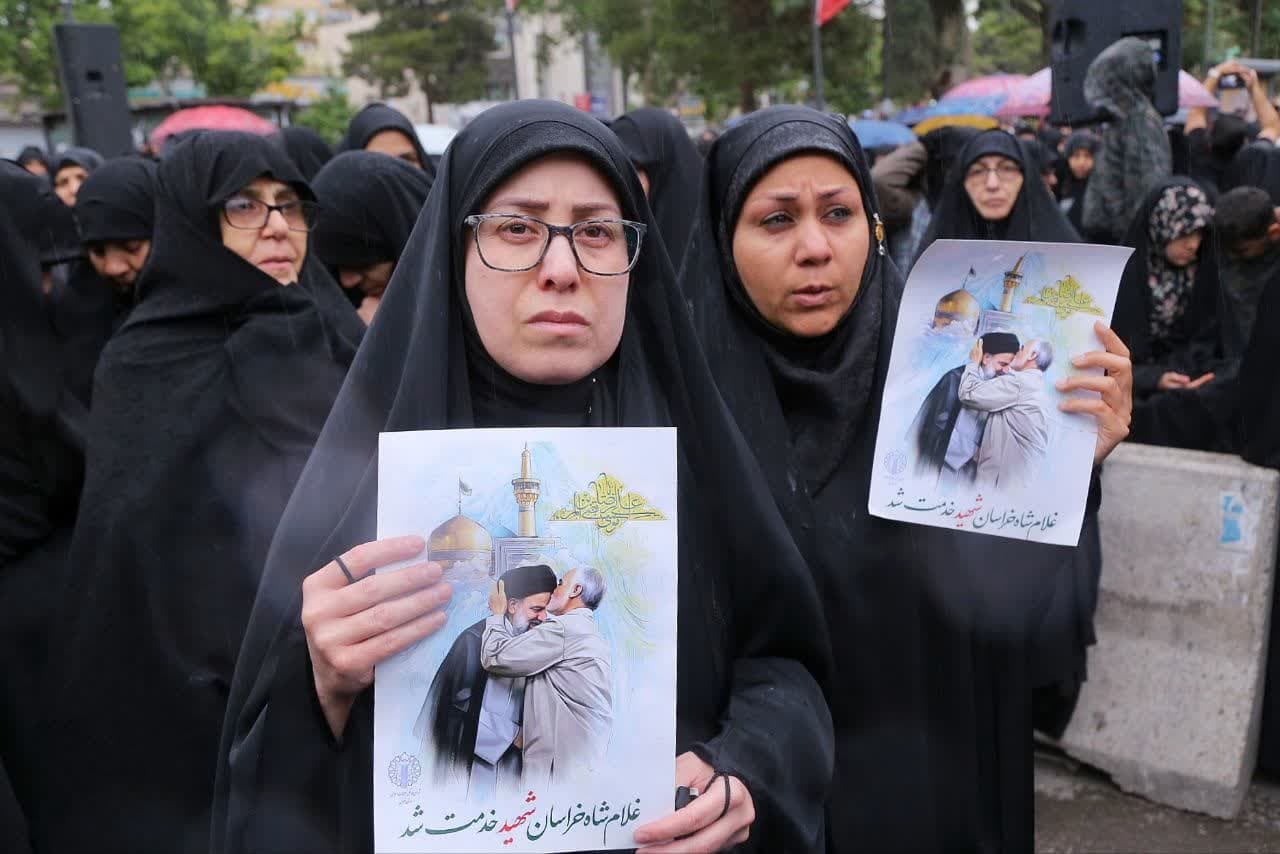 وداع باشکوه ملتی بزرگ با رئیس جمهوری خادم