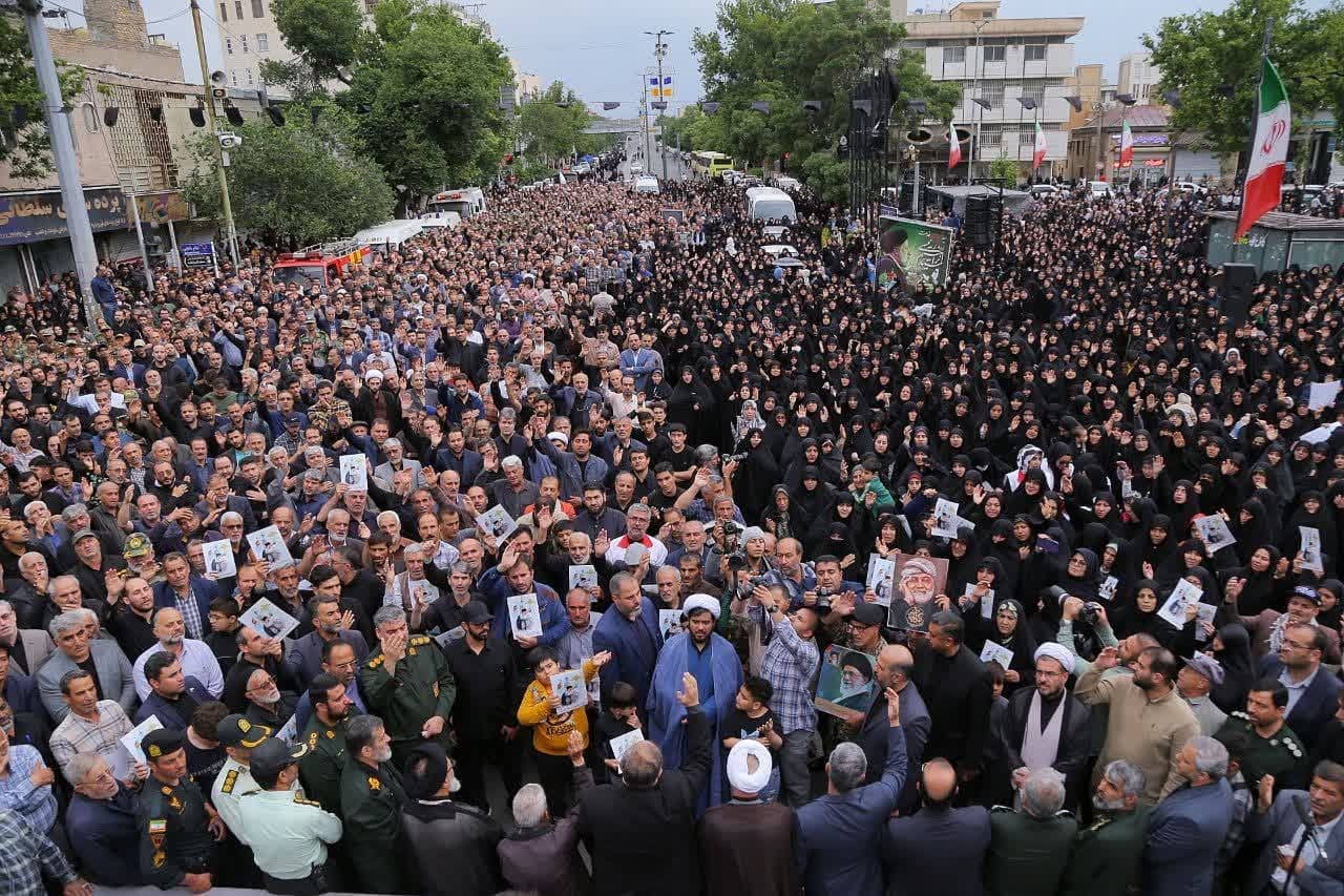 وداع باشکوه ملتی بزرگ با رئیس جمهوری خادم