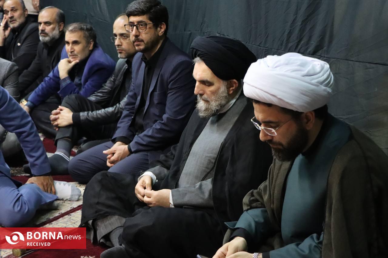 مراسم عزاداری شهادت آیت الله رئیسی در دانشگاه آزاد اسلامی واحد رشت برگزار شد