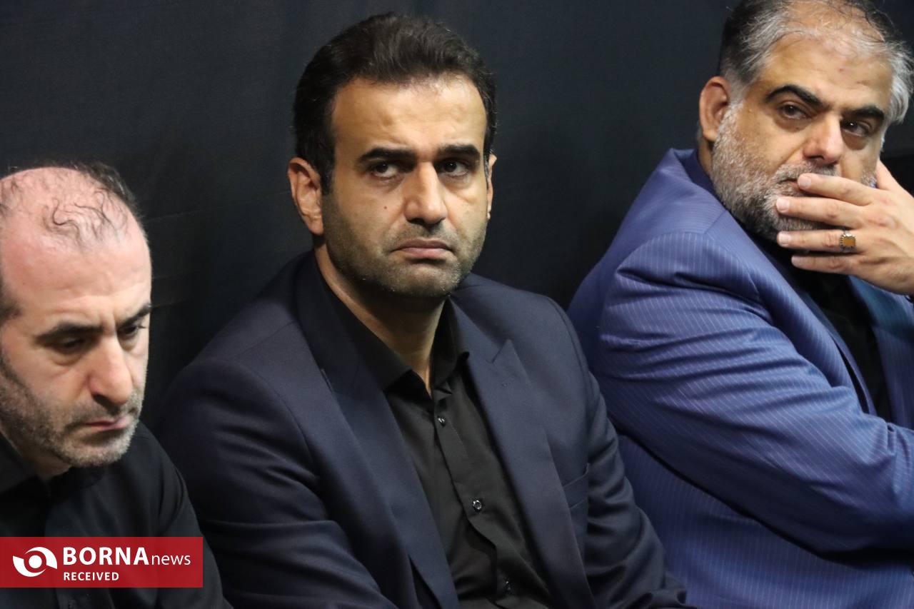 مراسم عزاداری شهادت آیت الله رئیسی در دانشگاه آزاد اسلامی واحد رشت برگزار شد