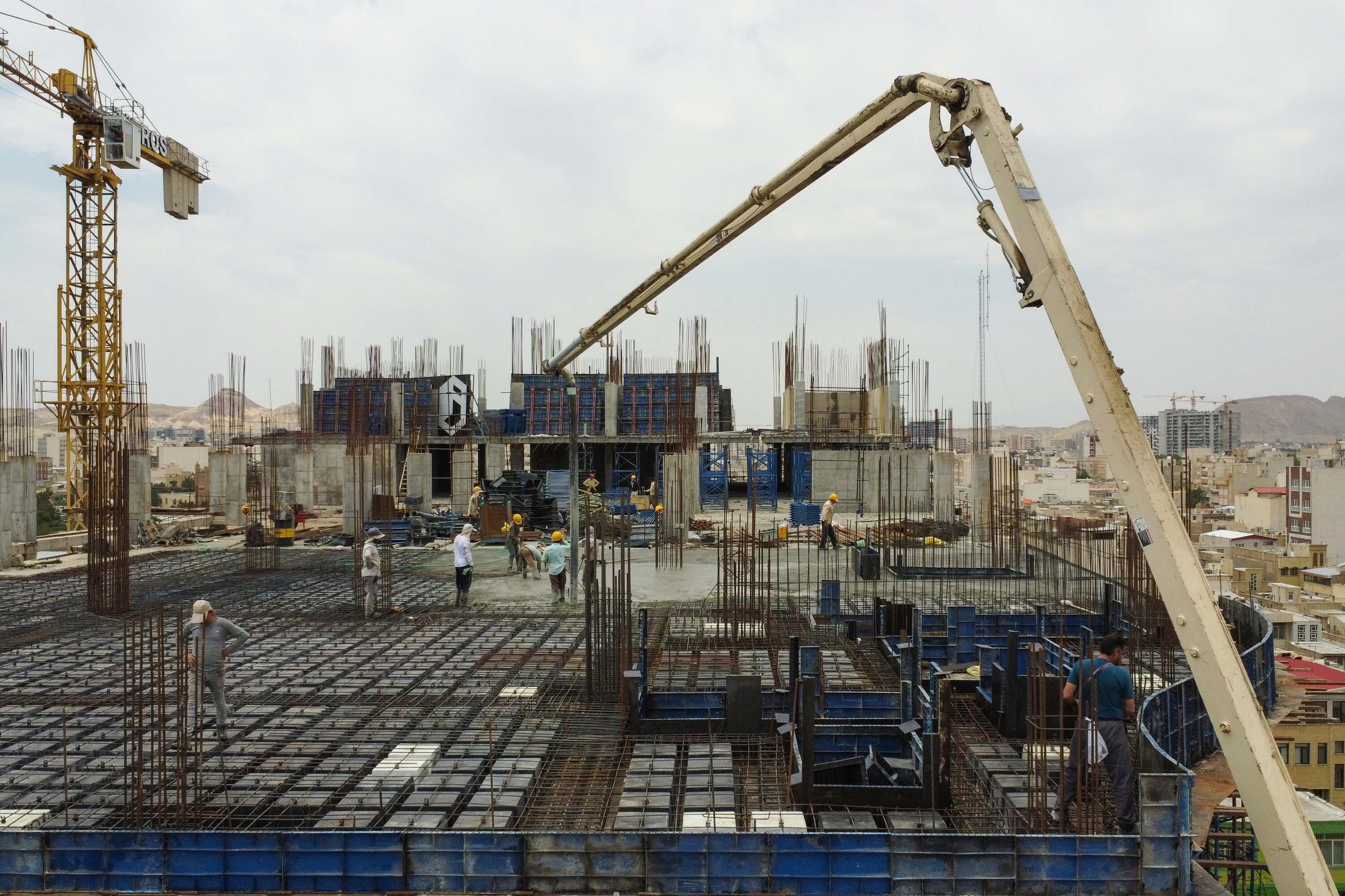 پیشرفت پروژه ماهور گروه ساختمانی زاگرس