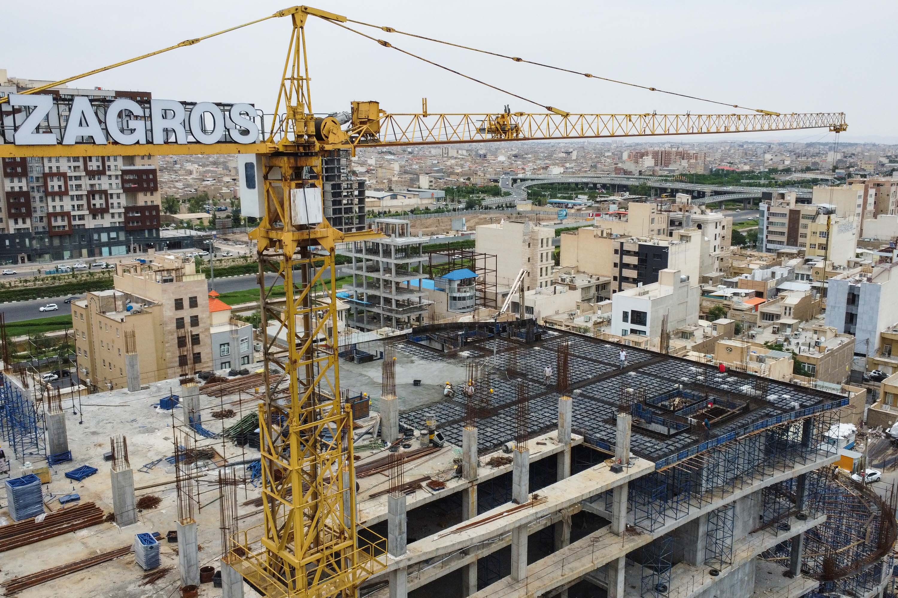 پیشرفت پروژه ماهور گروه ساختمانی زاگرس