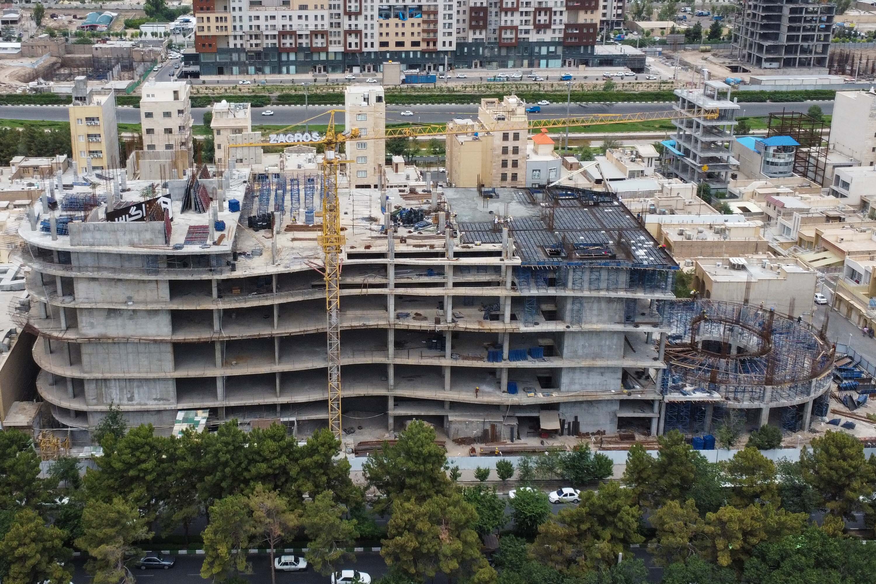 پیشرفت پروژه ماهور گروه ساختمانی زاگرس