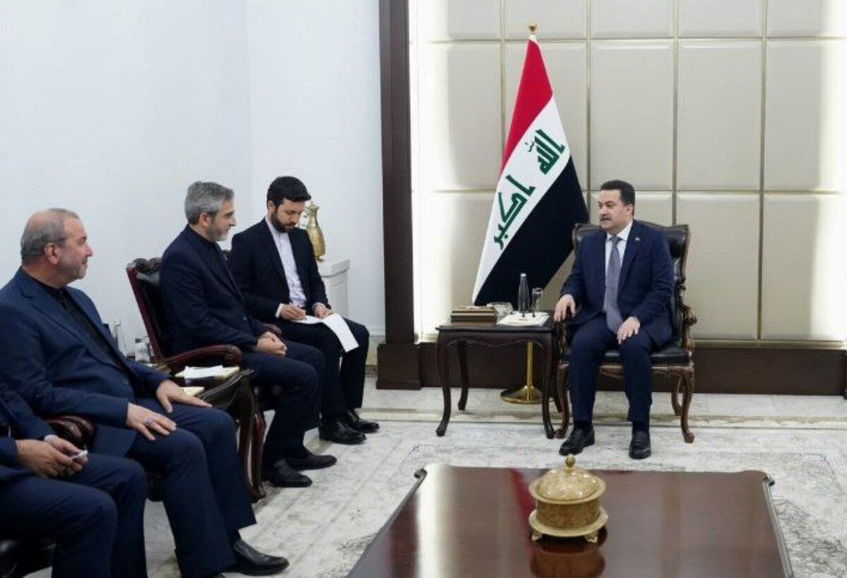 دیدار باقری با نخست وزیر عراق