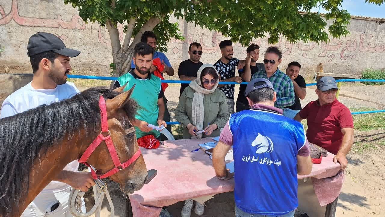 رقابتهای سوارکاری استقامت در قزوین برگزار شد رقابتهای سوارکاری استقامت در قزوین برگزار شد