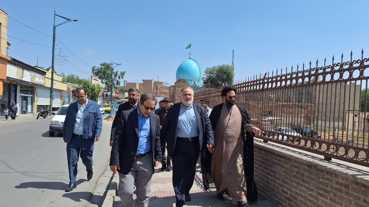 محدوده بنای چهار انبیا به صورتی شکیل و زیبا طراحی و ساماندهی می شود