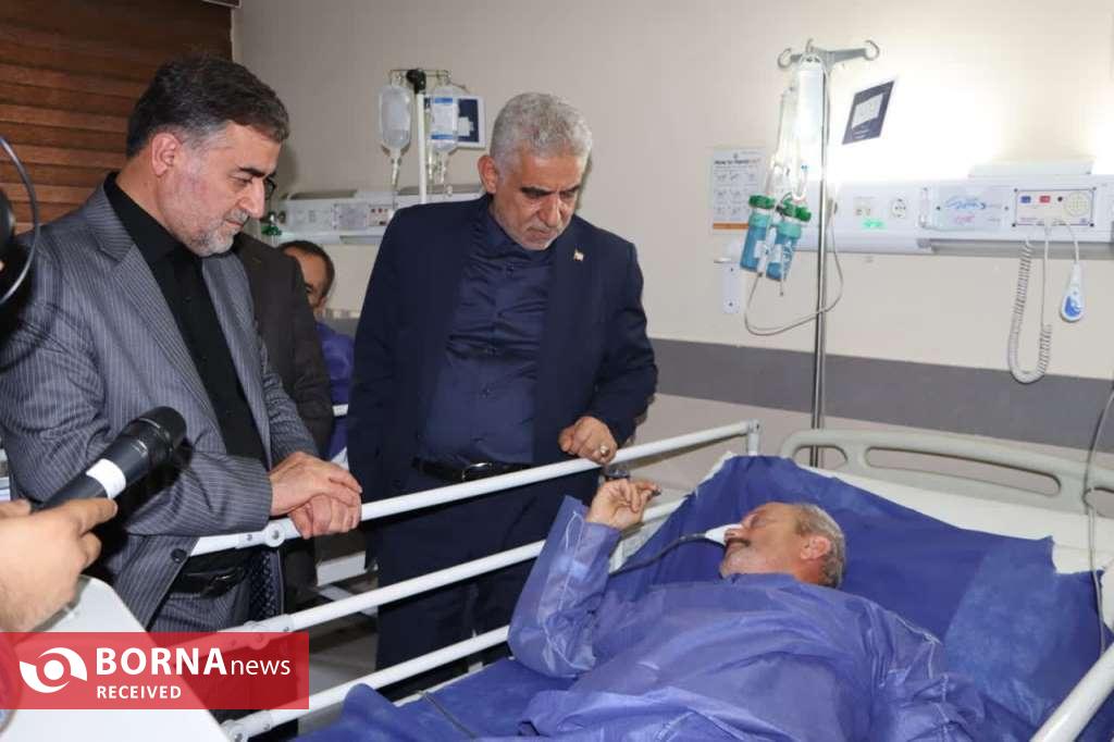 عیادت سرپرست معاونت امور مجلس رئیس جمهور از بیماران بیمارستان قائم(عج) بستری در مرکز درمانی رازی عیادت سرپرست معاونت امور مجلس رئیس جمهور از بیماران بیمارستان قائم(عج) بستری در مرکز درمانی رازی