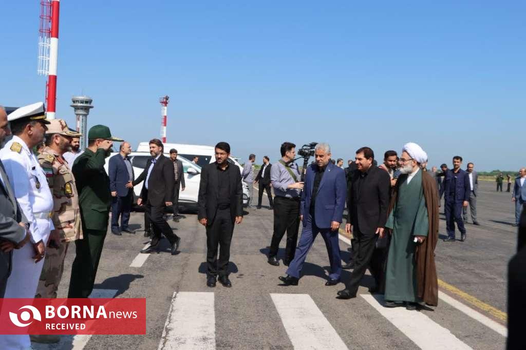 سرپرست ریاست جمهوری وارد رشت شد سرپرست ریاست جمهوری وارد رشت شد