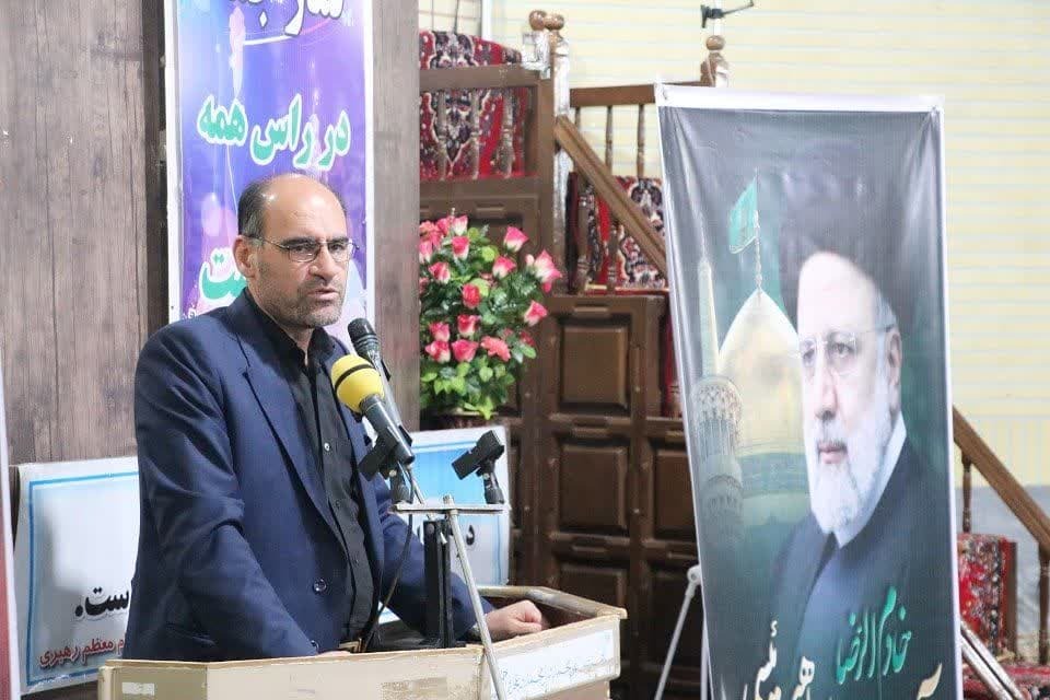 مراسم یادبود شهادت آیت الله رئیسی در شهر ارداق برگزار شد