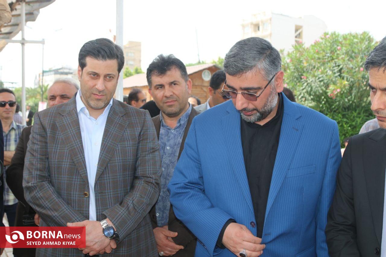 اختتامیه نخستین جشنواره مجسمه های چوبی لاهیجان