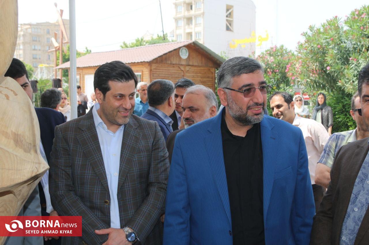 اختتامیه نخستین جشنواره مجسمه های چوبی لاهیجان