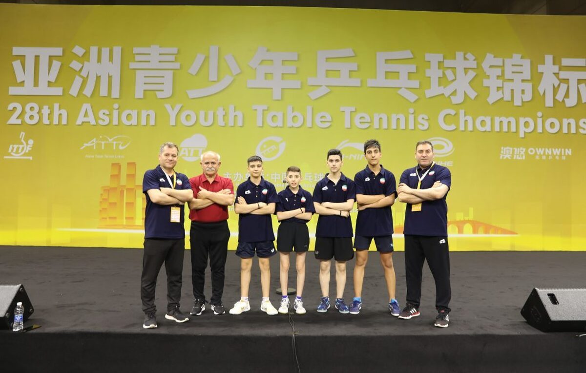 یک قدم تا تاریخ‌سازی نوجوانان تنیس روی میز در آسیا
