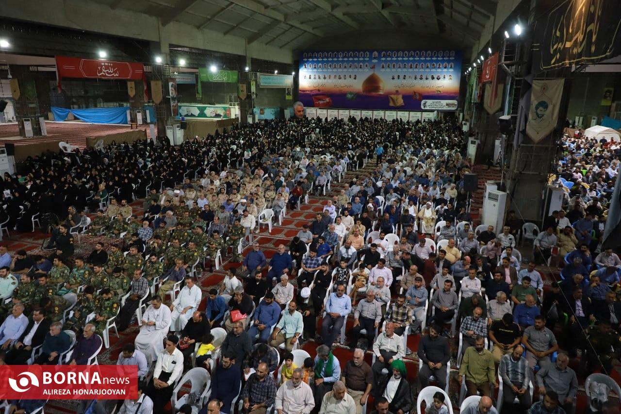 پیام قدردانی نماینده ولی‌فقیه و استاندار خوزستان در خصوص شرکت مردم اهواز در مراسم چهلم شهدای خدمت