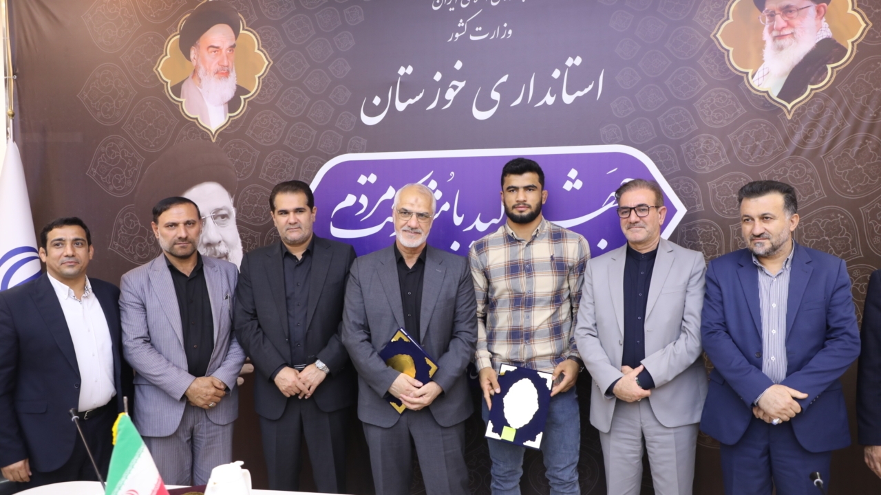 استاندار خوزستان: قول میدهم مسئله اشتغال ورزشکاران المپیکی و پارالمپیکی استان را حل کنیم / امیدوارم رییس جمهور جدید همچون شهید رییسی به ورزش توجه ویژه ایی داشته باشد استاندار خوزستان: قول میدهم مسئله اشتغال ورزشکاران المپیکی و پارالمپیکی استان را حل کنیم / امیدوارم رییس جمهور جدید همچون شهید رییسی به ورزش توجه ویژه ایی داشته باشد