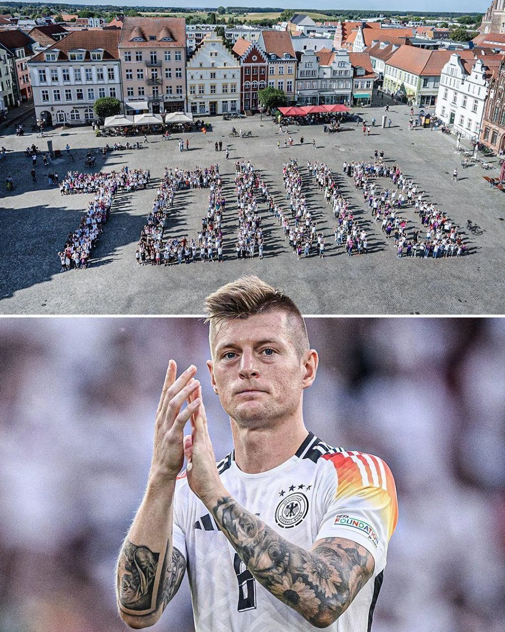 ادای احترام بی نظیر همشهریان کروس از ستاره آلمانیها ادای احترام بی نظیر همشهریان کروس از ستاره آلمانیها