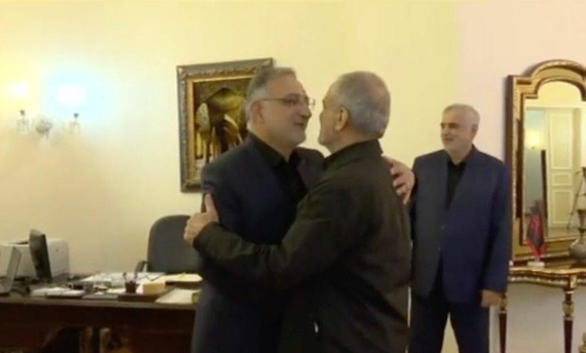 شهردار تهران با رئیس جمهور منتخب دیدار کرد