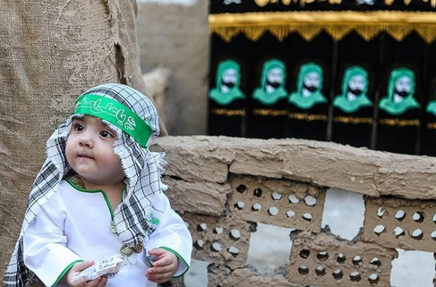 عزاداری مادران به همراه نوزادان در مراسم شیرخوارگان حسینی قزوین 