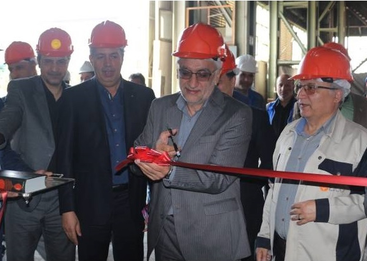 افتتاح بزرگترین کوره عملیات حرارتی مجتمع صنعتی اسفراین