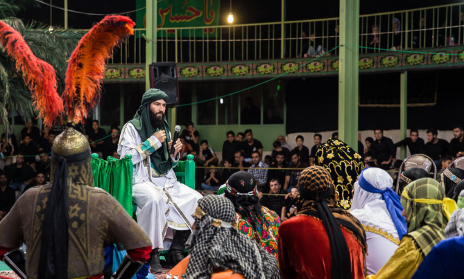 آیین‌های عاشورایی قزوین به درازای تاریخ، تعزیه درحصار خروان نمایش دینی ماندگار