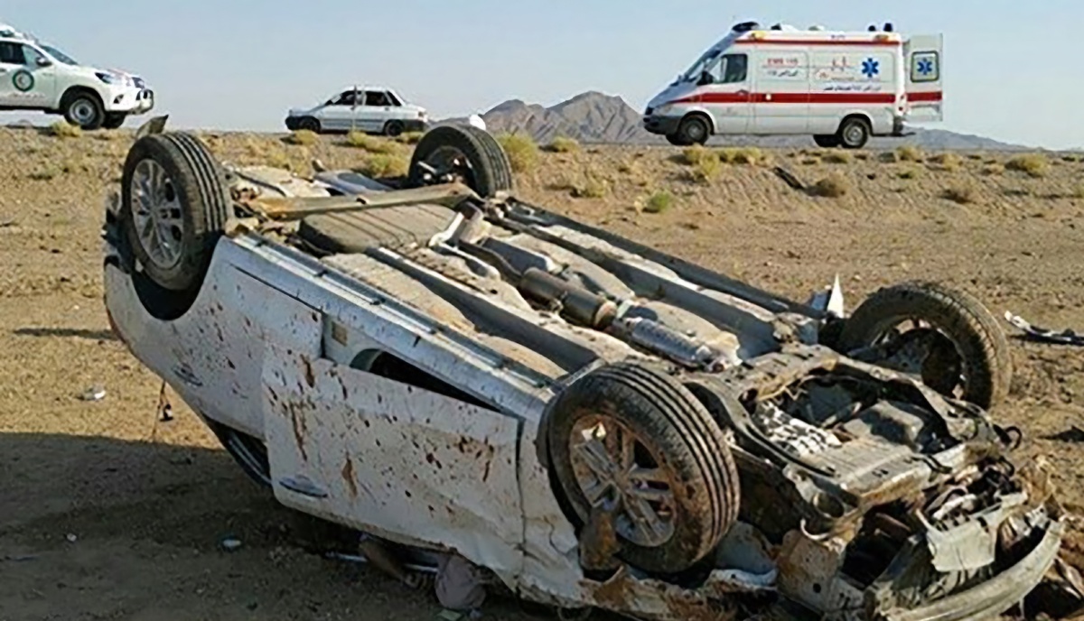 واژگونی خودرو سواری سمند با یک فوتی و یک مصدوم در جاده یاسوج به شیراز