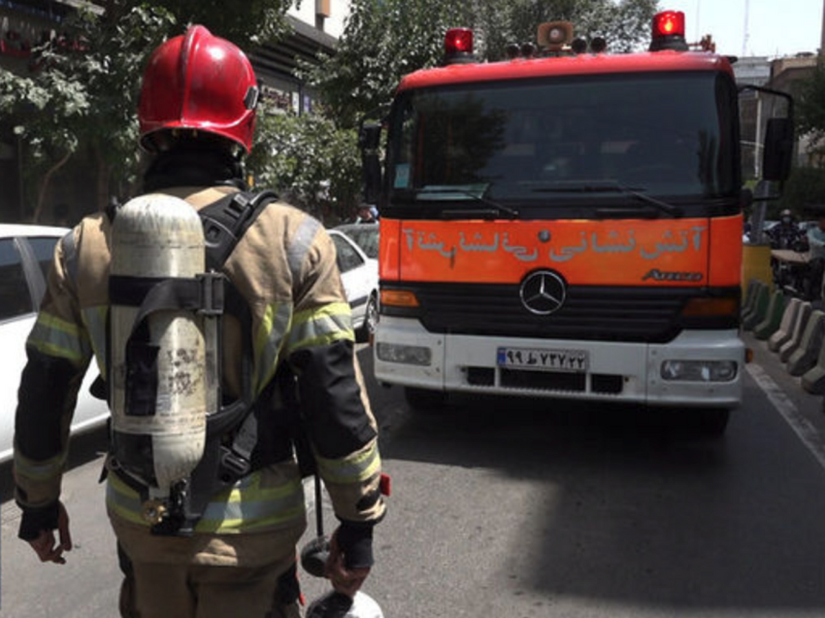 حادثه آتش سوزی بیمارستان شریعتی تهران مصدومی نداشت