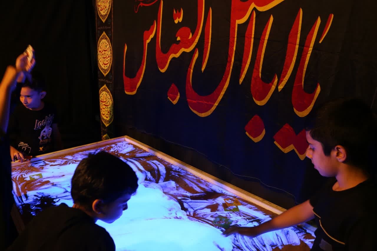 آیین عزاداری هیئت هنر و رسانه قم