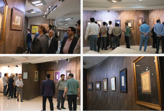 نمایشگاه خوشنویسی غدیر در قزوین افتتاح شد
