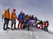 صعود کوهنوردان بانوی کارگر  ایران به قلعه آرارات